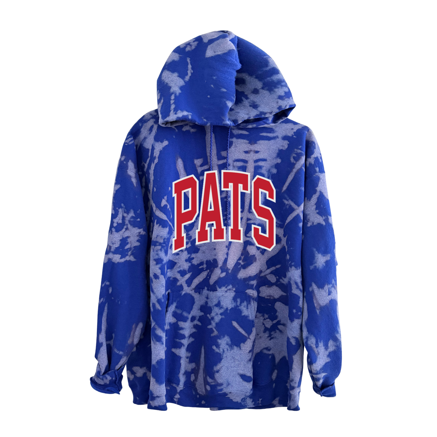 CUSTOM VARSITY HOODIE ♡ adult tie-dye varsity hooded sweatshirt