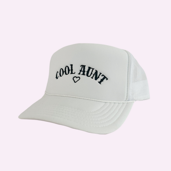 COOL AUNT ♡ embroidered trucker hat