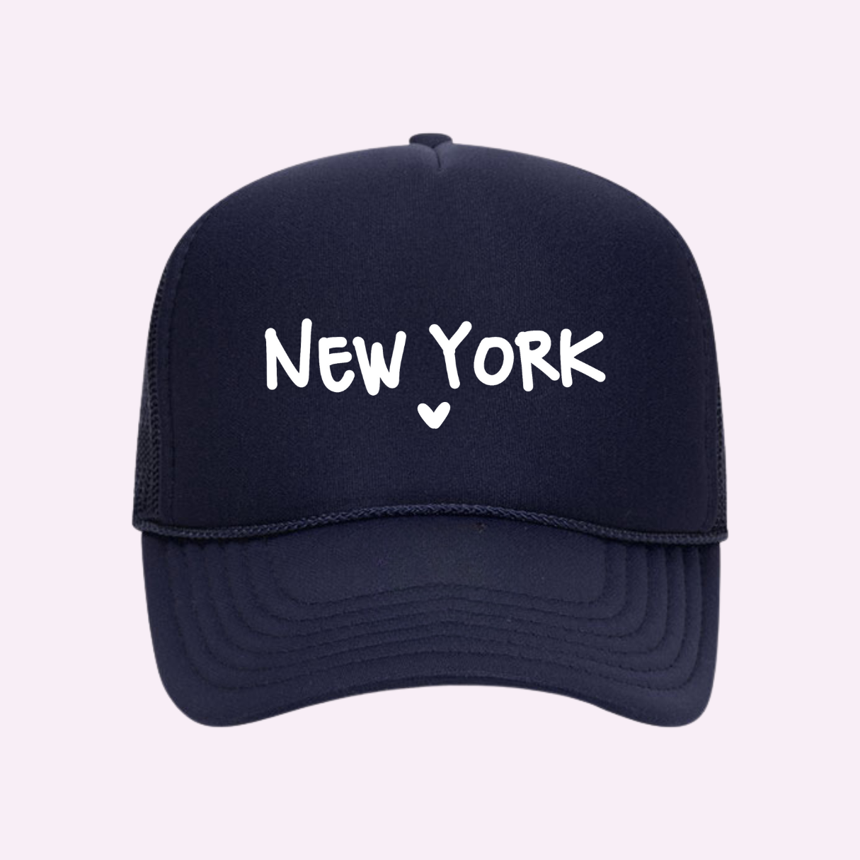 I LOVE NEW YORK ♡ printed trucker hat