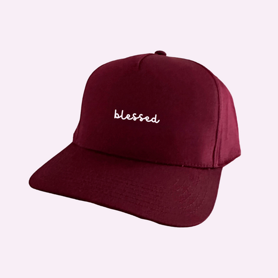 BLESSED ♡ printed hat