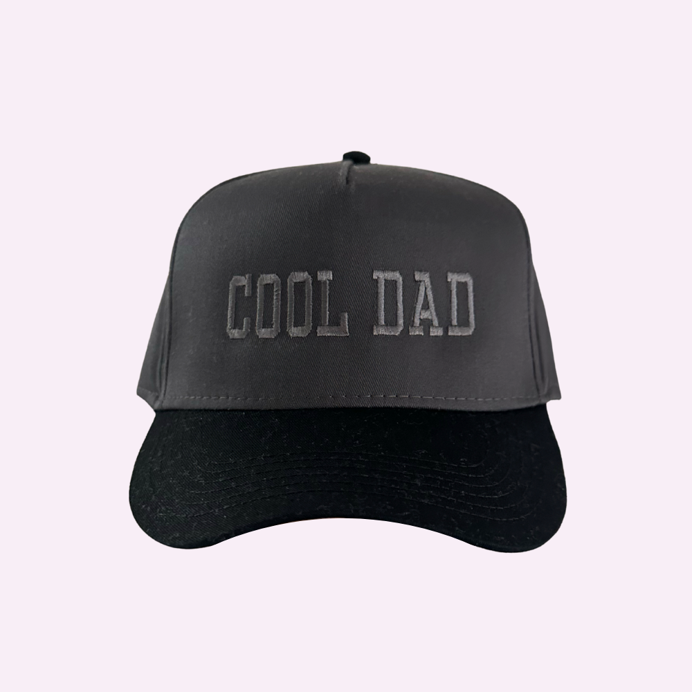 COOL DAD ♡ colorblock embroidered classic hat