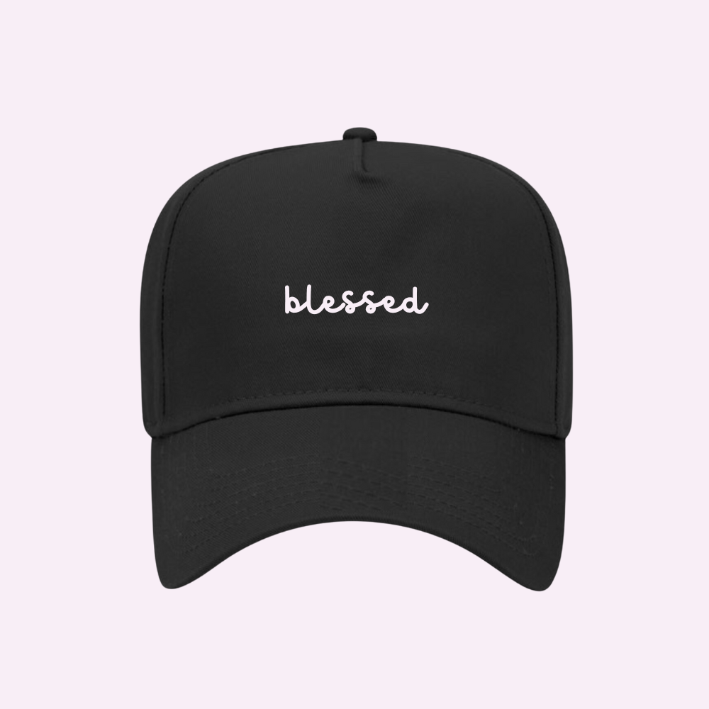 BLESSED ♡ printed hat