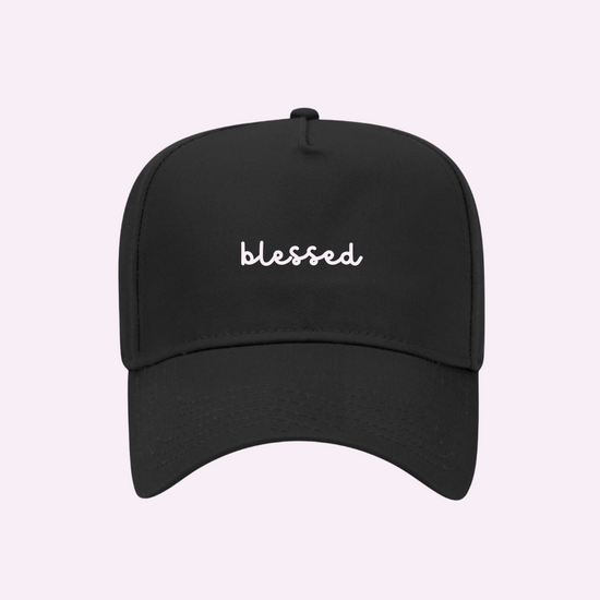 BLESSED ♡ printed hat