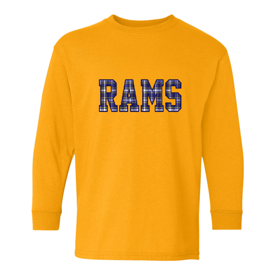 RAMSEY ♡ plaid printed adult & kids t-shirt