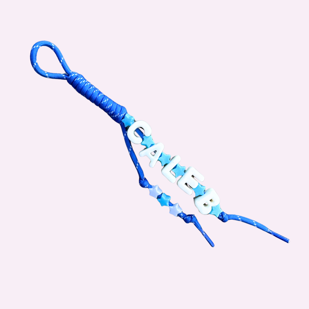 CUSTOM BLUE CHARMIE ♡ personalizable bag charm