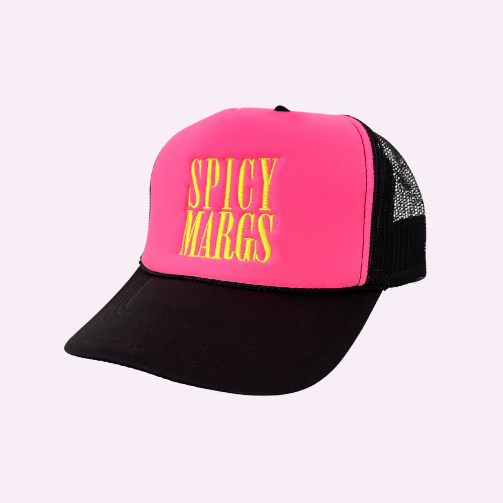 SPICY MARGS ♡ embroidered trucker hat – BFFS & BABES