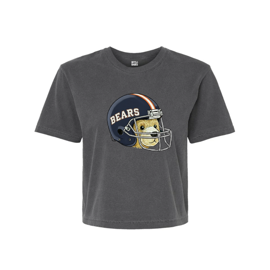 FOOTBALL BEARS ♡ adult cropped team tee