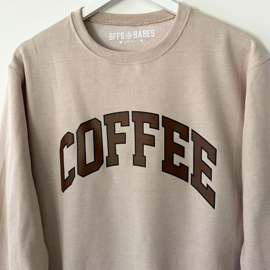 COFFEE ♡ sweatshirt with customizable cuff