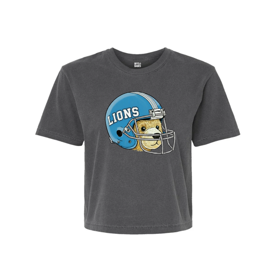 FOOTBALL BEARS ♡ adult cropped team tee