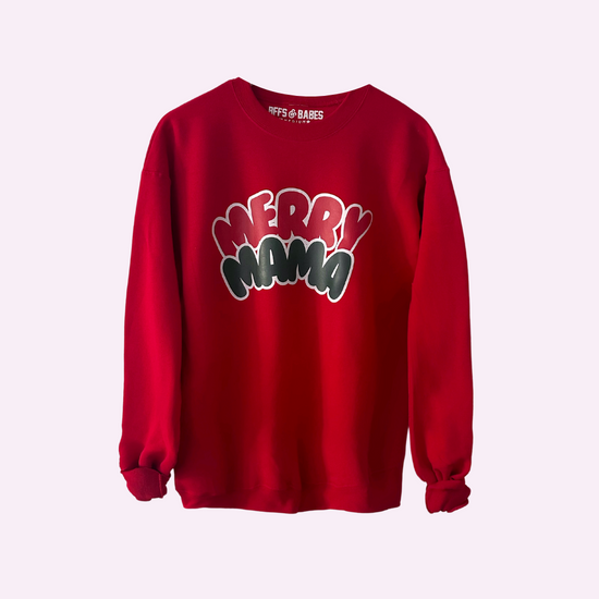 MERRY MAMA ♡ adult sweatshirt with print