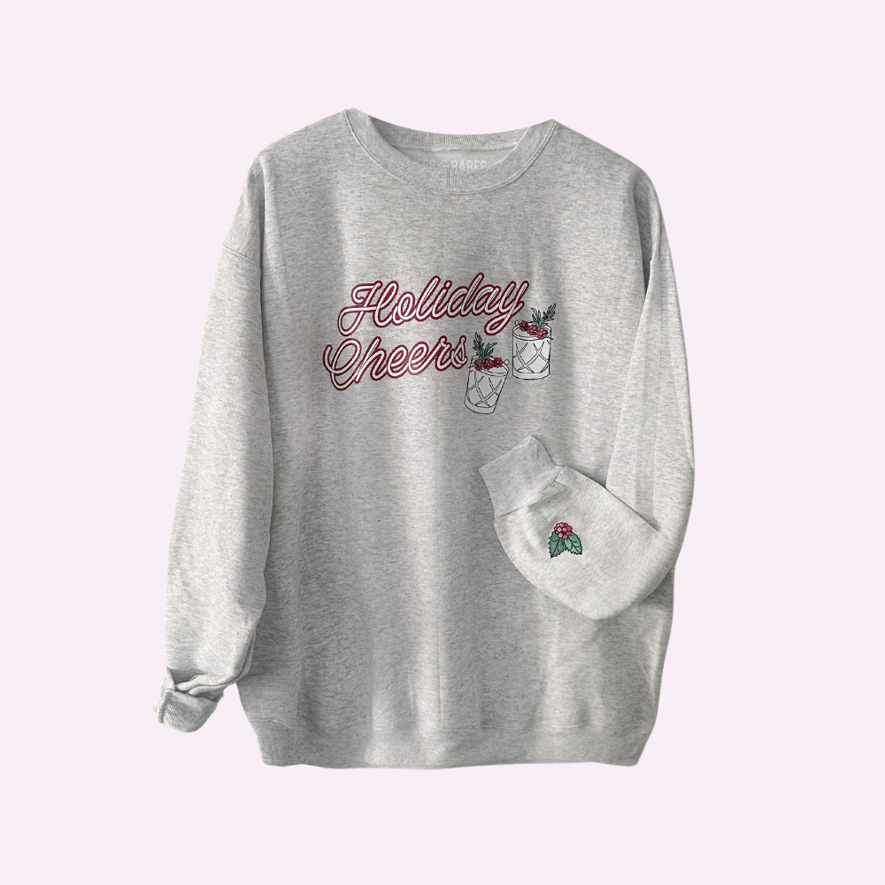 HOLIDAY CHEERS ♡ adult sweatshirt with print