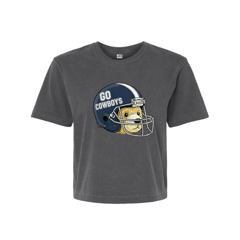 FOOTBALL BEARS ♡ adult cropped team tee