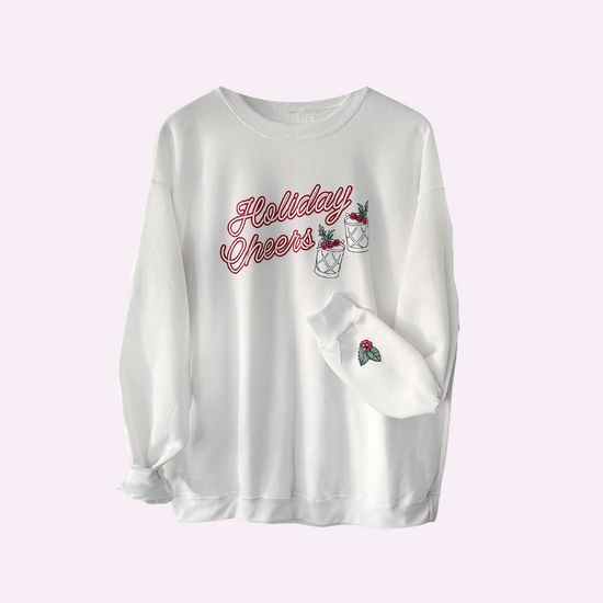 HOLIDAY CHEERS ♡ adult sweatshirt with print