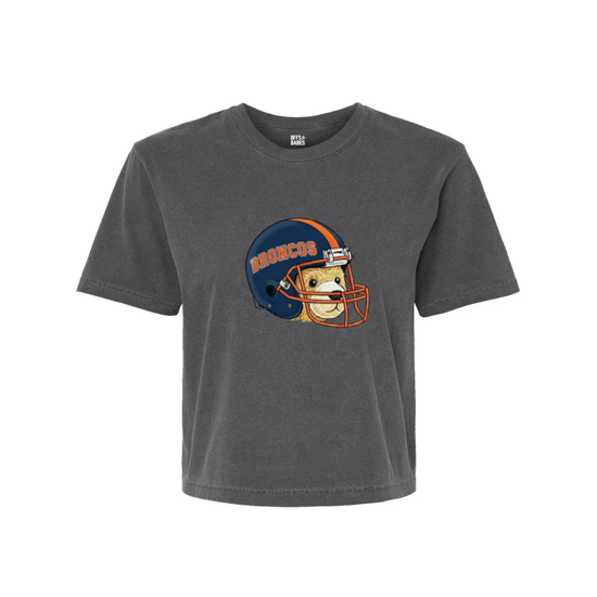 FOOTBALL BEARS ♡ adult cropped team tee