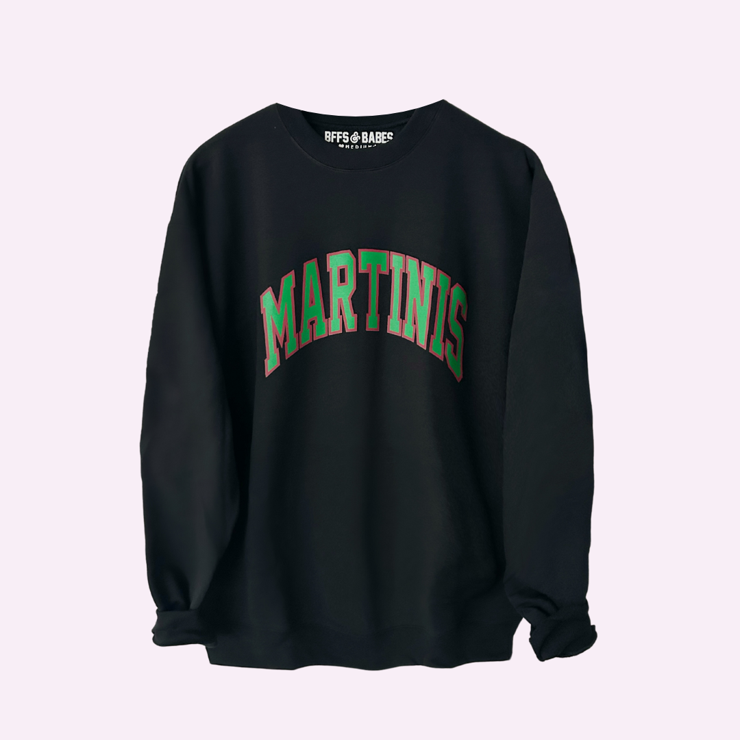 MARTINIS ♡ sweatshirt with customizable cuff