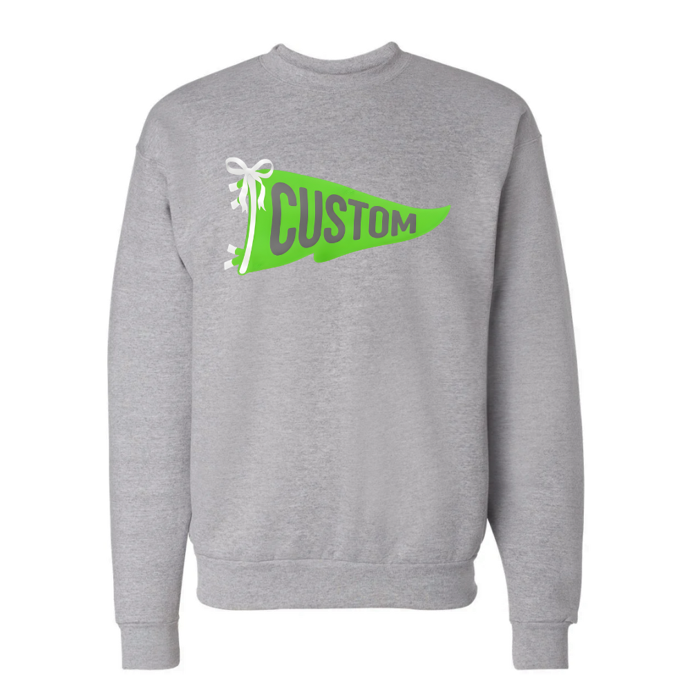 CUSTOM GREEN FLAG ♡ adult & kids sweatshirt