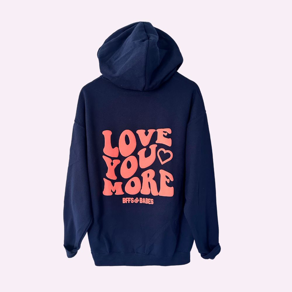 Load image into Gallery viewer, LOVE U MORE ♡ bubble print sweatshirt
