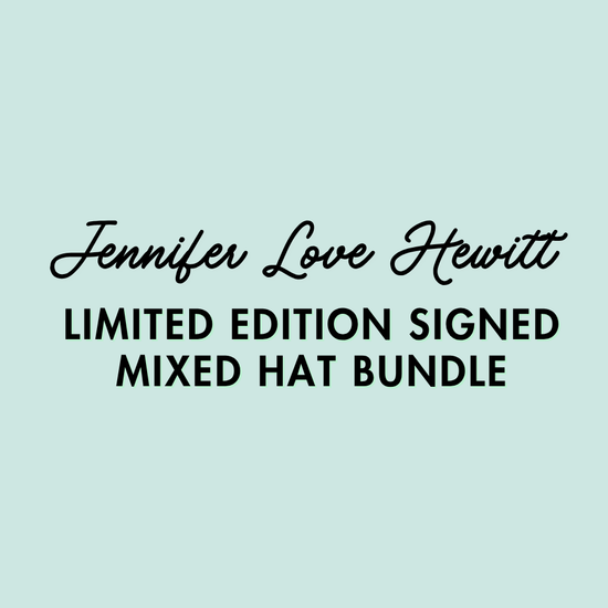 SIGNED MISTLE-WEATHER HAT BUNDLE ♡ holiday junkie hat, keychain & card bundle