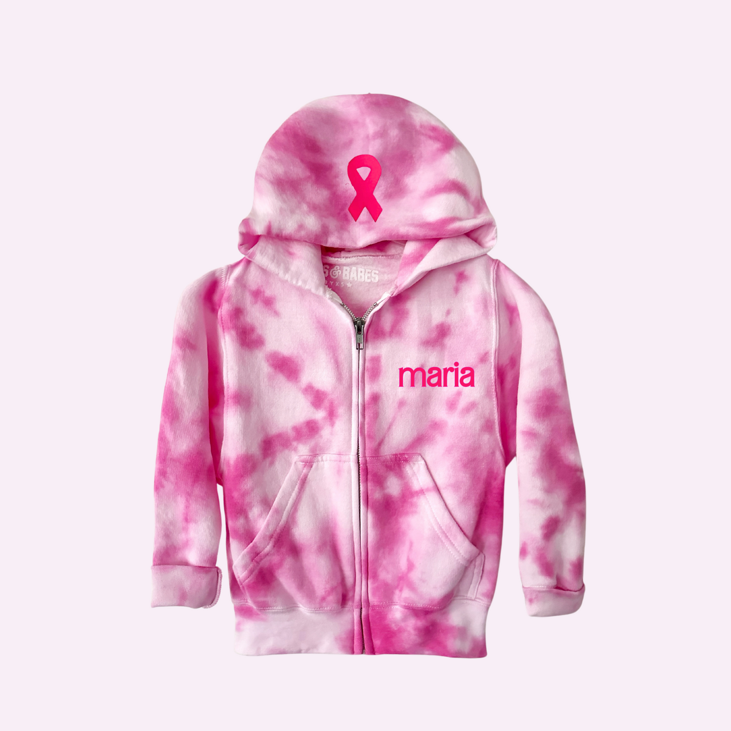 BCA SWIRL ZIP UP youth tie dye zip up sweatshirt BFFS BABES