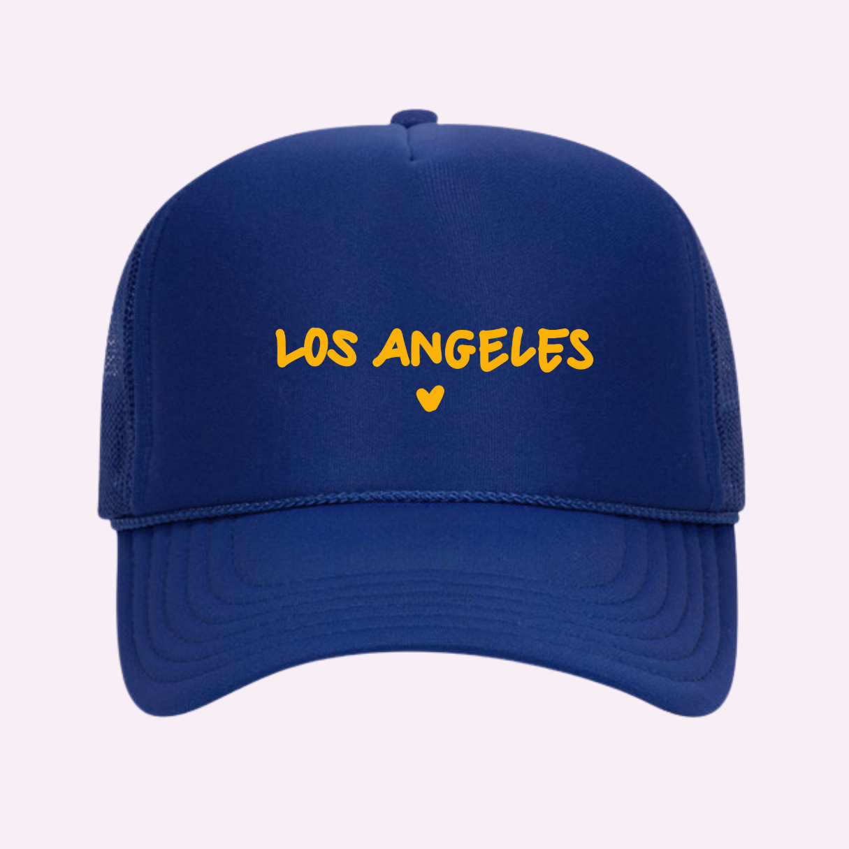 I LOVE LOS ANGELES ♡ printed trucker hat