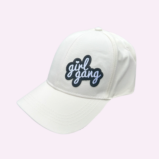 GIRL GANG CAP ♡ patch baseball cap