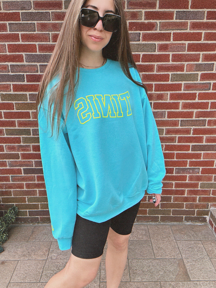 TINIS ♡ printed sweatshirt with extra dirty cuff