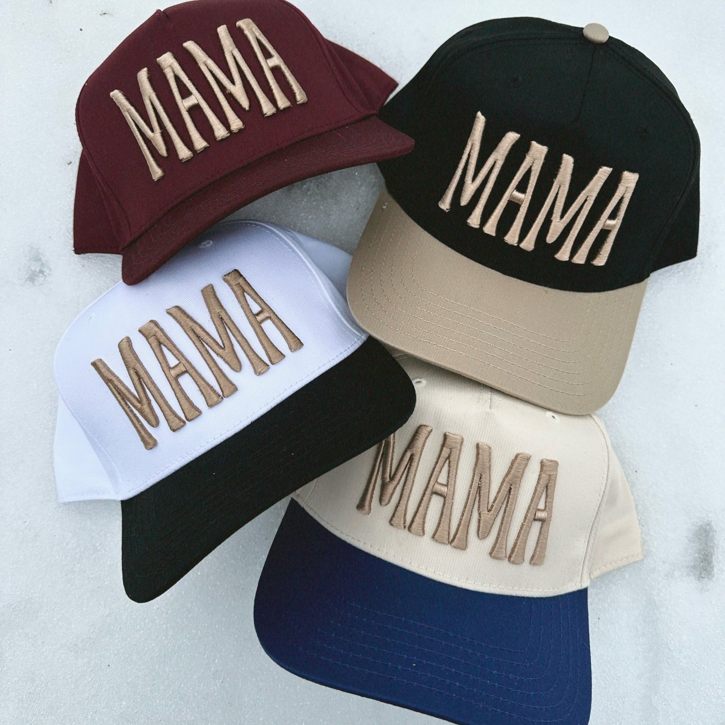 MAMA BUBBLE ♡ embroidered classic hat