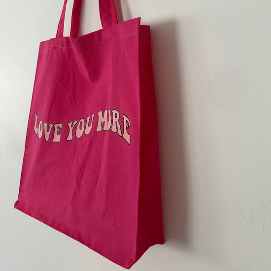 LOVE U MORE TOTE ♡ lightweight shopping tote