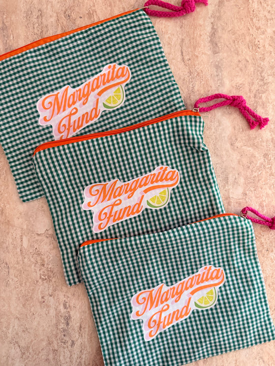 MARGARITA FUND ♡ small zipper pouch