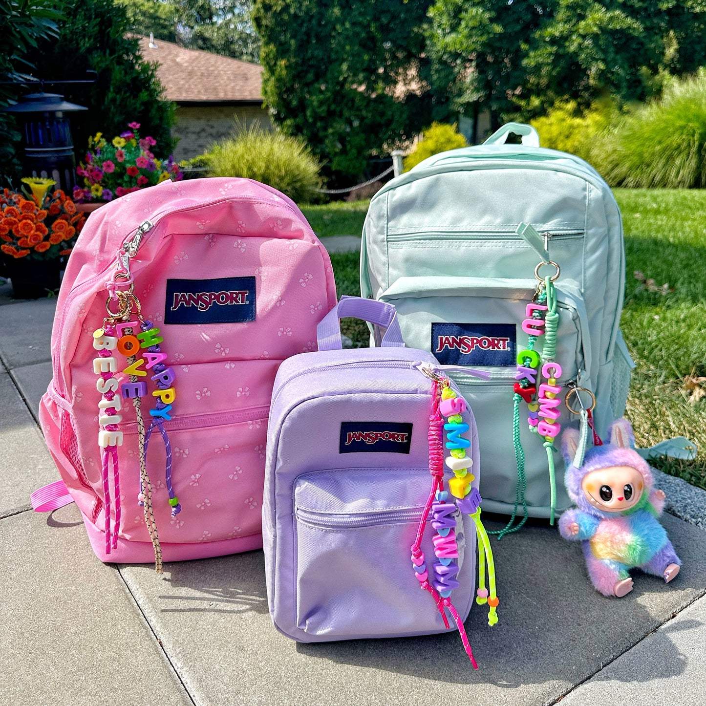 CUSTOM GREEN CHARMIE ♡ personalizable bag charm