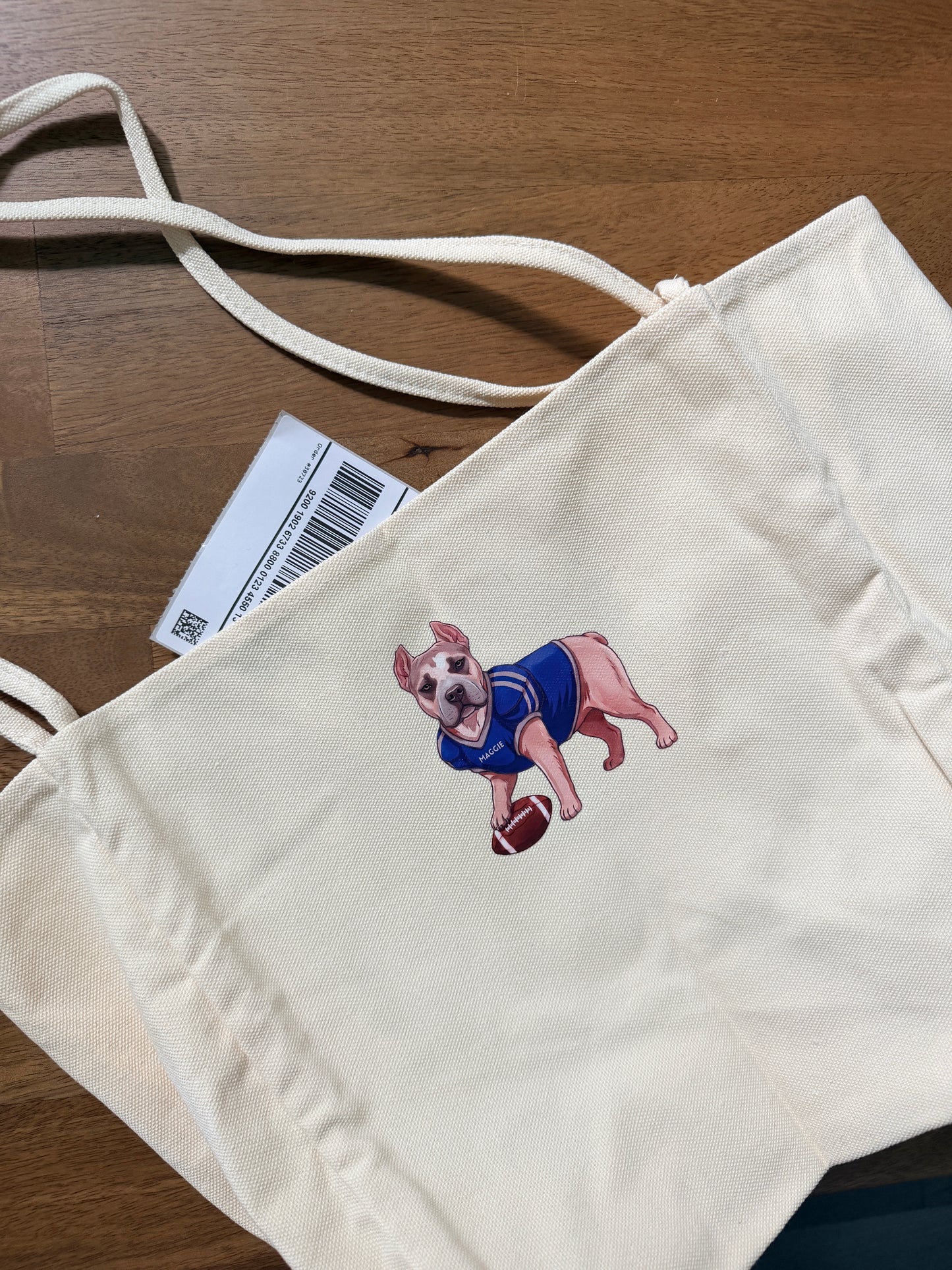 MVP: MOST VALUABLE PET ♡ personalized canvas tote