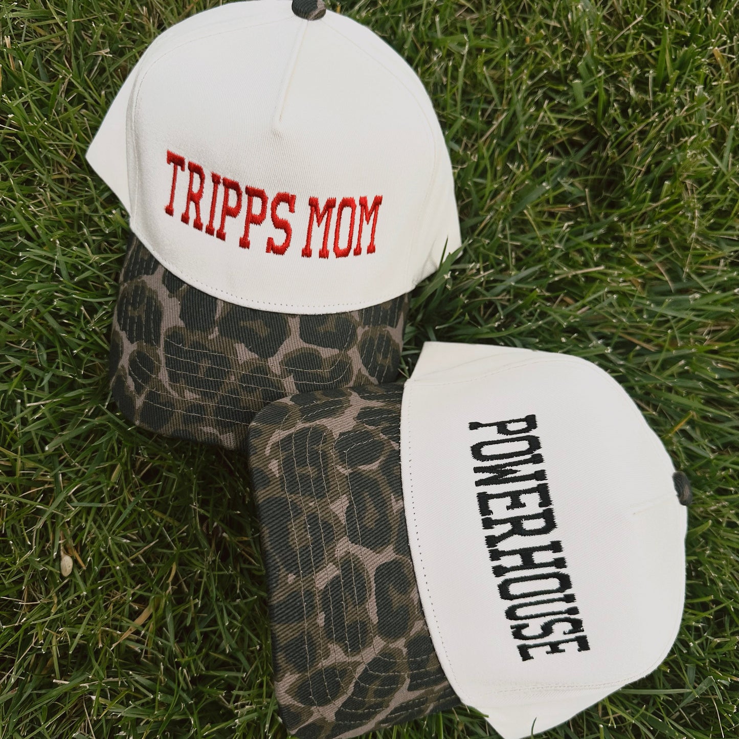 CUSTOM LEOPARD HAT ♡ leopard embroidered classic hat