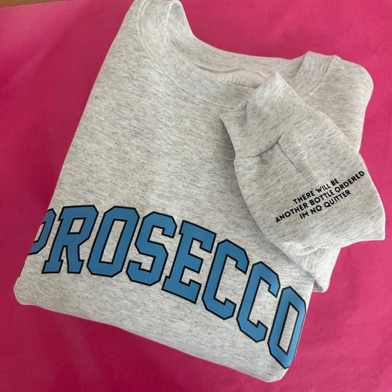 PROSECCO ♡ sweatshirt with customizable cuff
