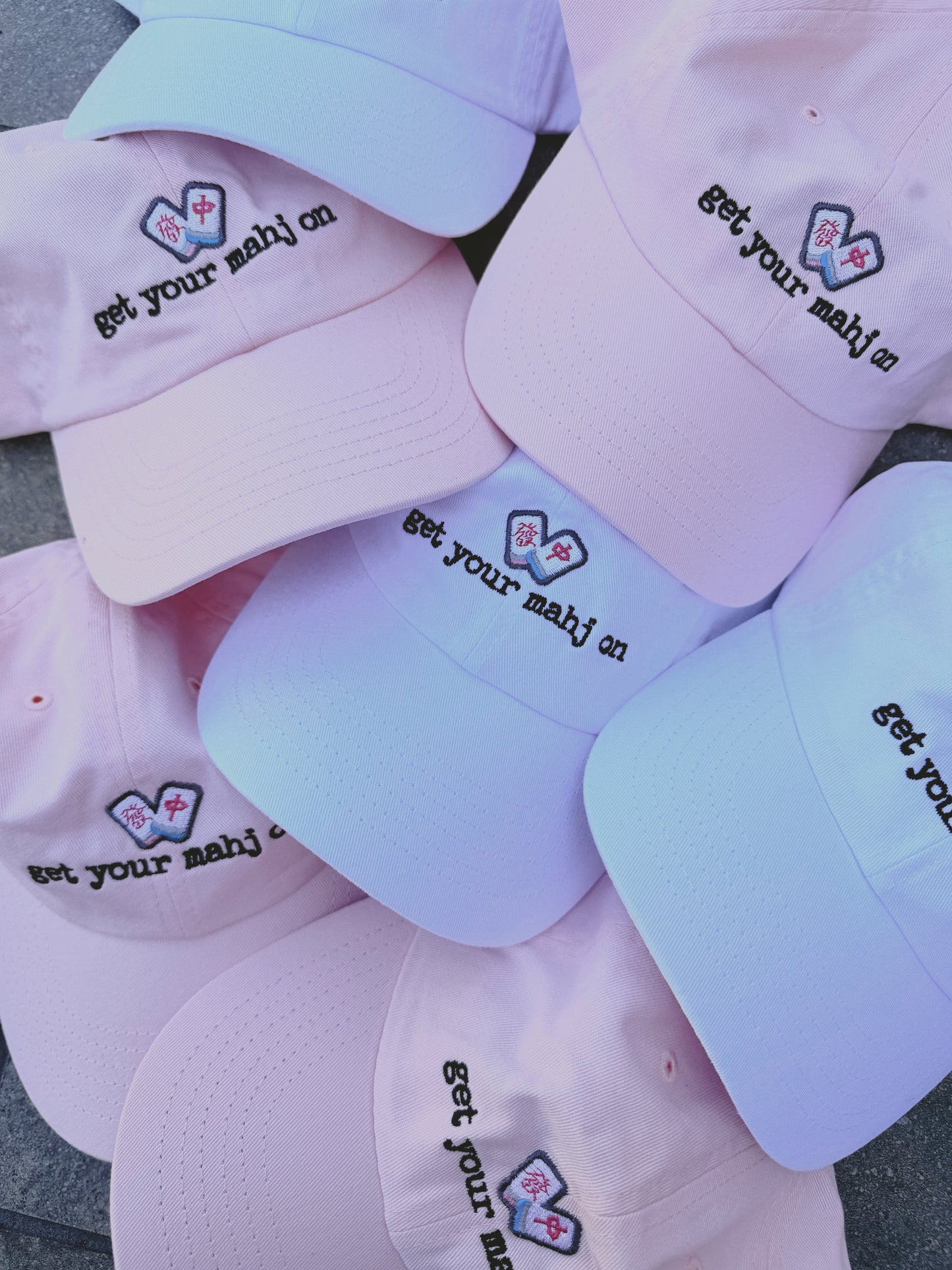 MAHJ ON ♡ embroidered dad hat