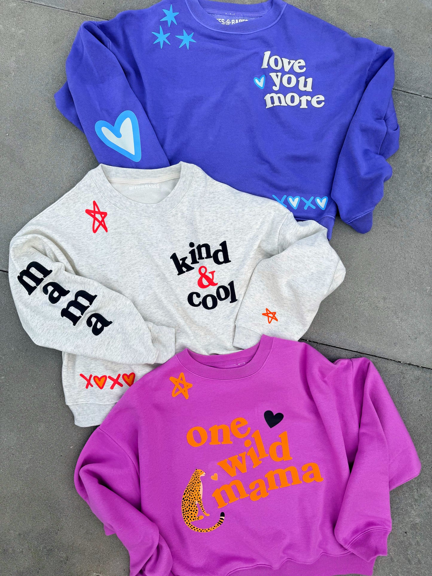 KIND & COOL ♡ printed sweatshirt