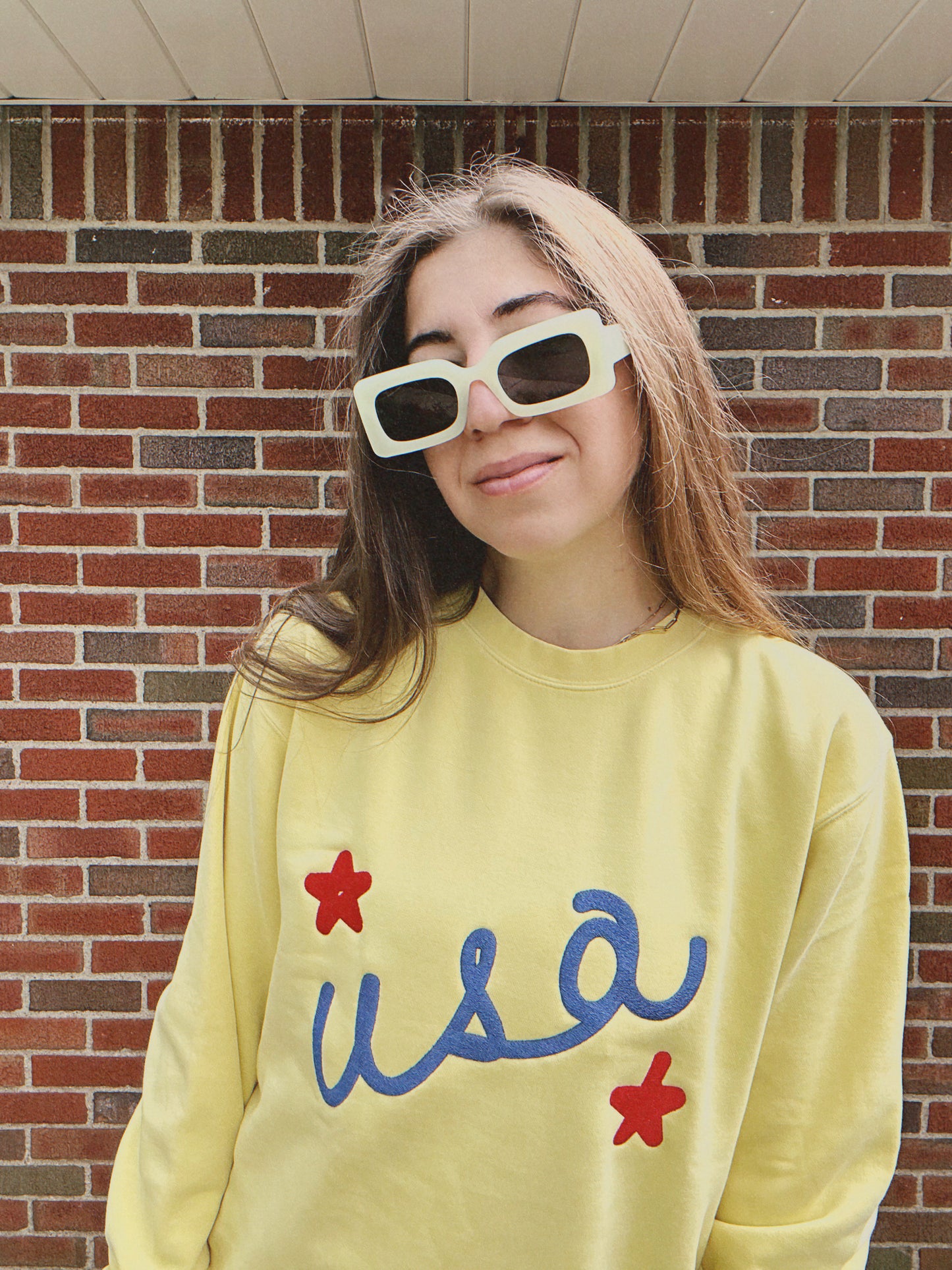 Load image into Gallery viewer, ULTRA USA ♡ embroidered usa sweatshirt
