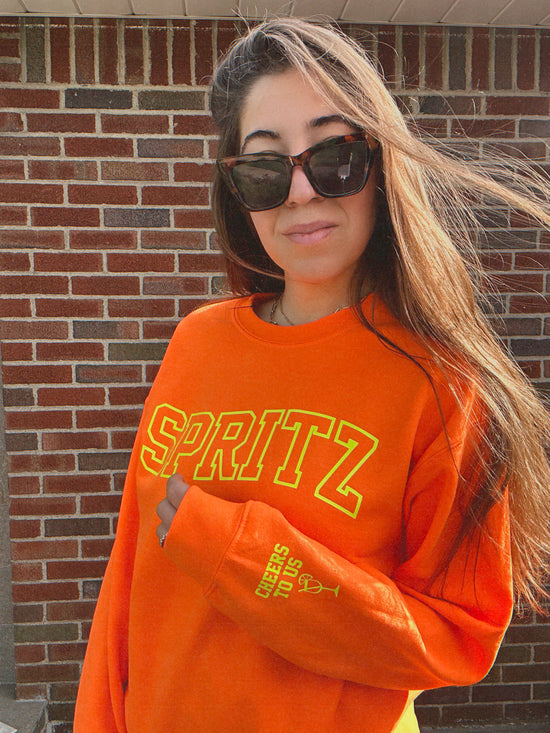 Load image into Gallery viewer, SPRITZ ♡ printed sweatshirt with cuff
