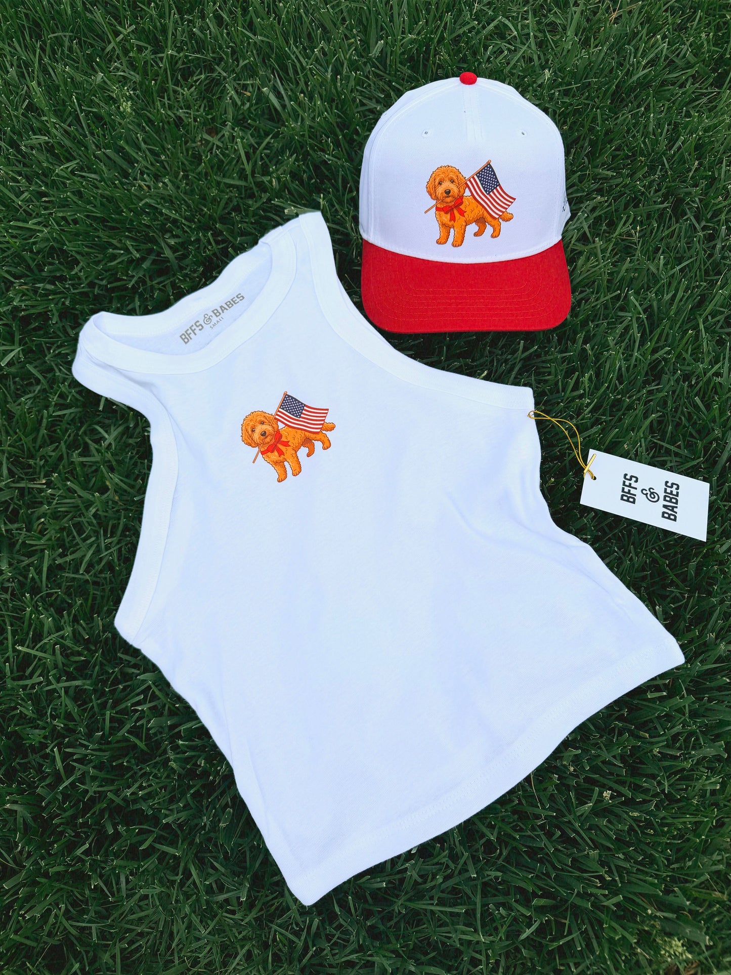 PATRIOTIC PET ♡ personalized printed tank
