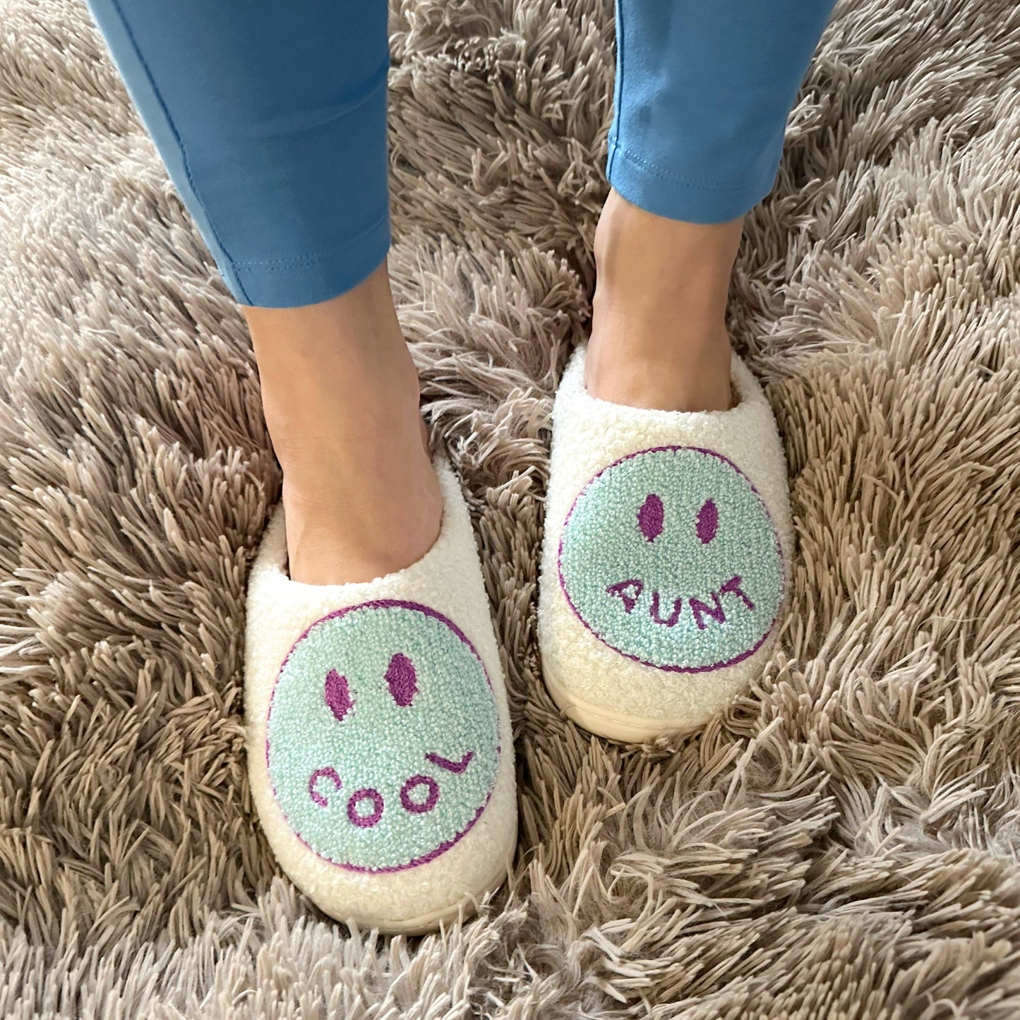 Load image into Gallery viewer, COOL AUNT SLIPPERS ♡ cozy slippers

