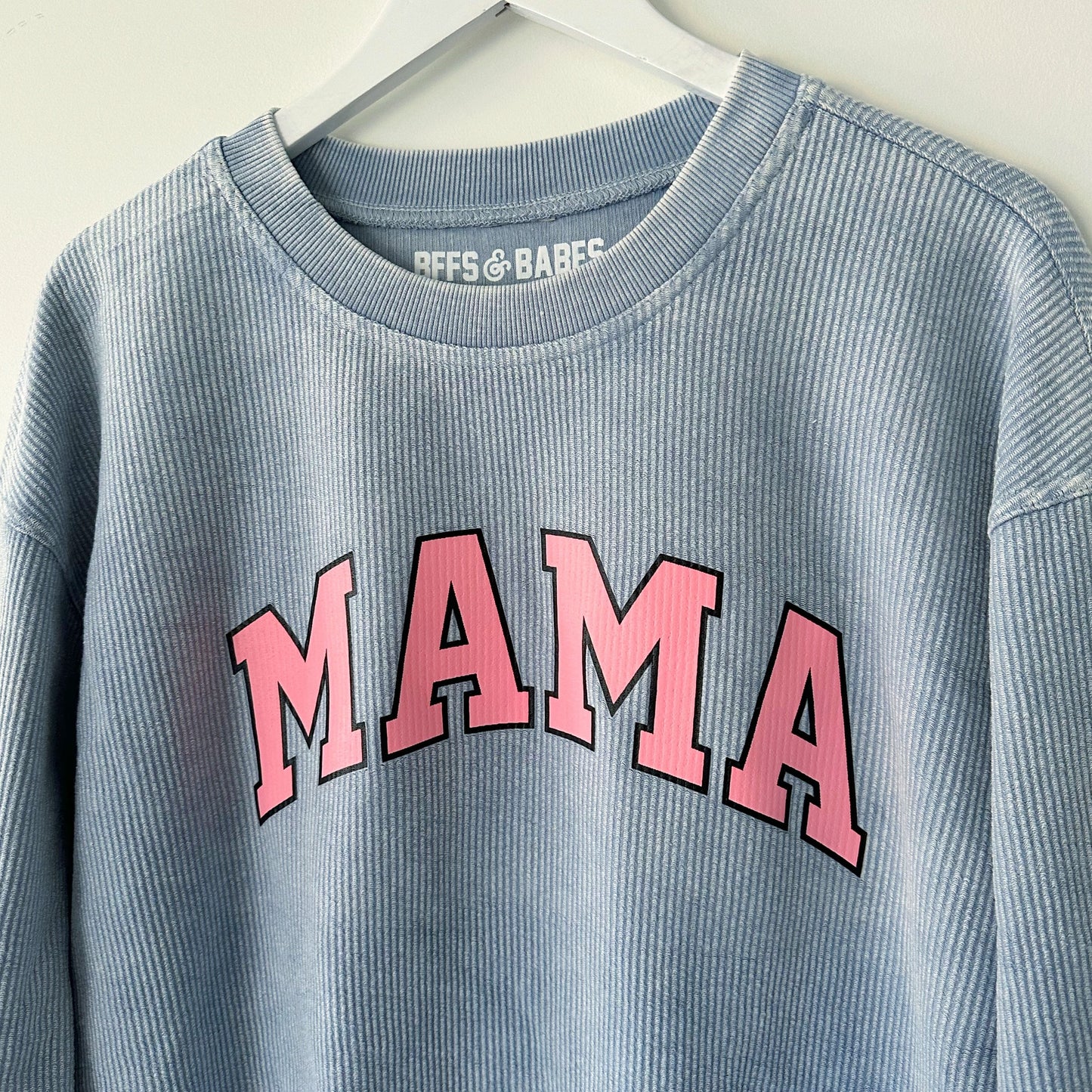 MAMA CORD ♡ printed corded sweatshirt