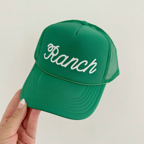 RANCH ♡ printed trucker hat