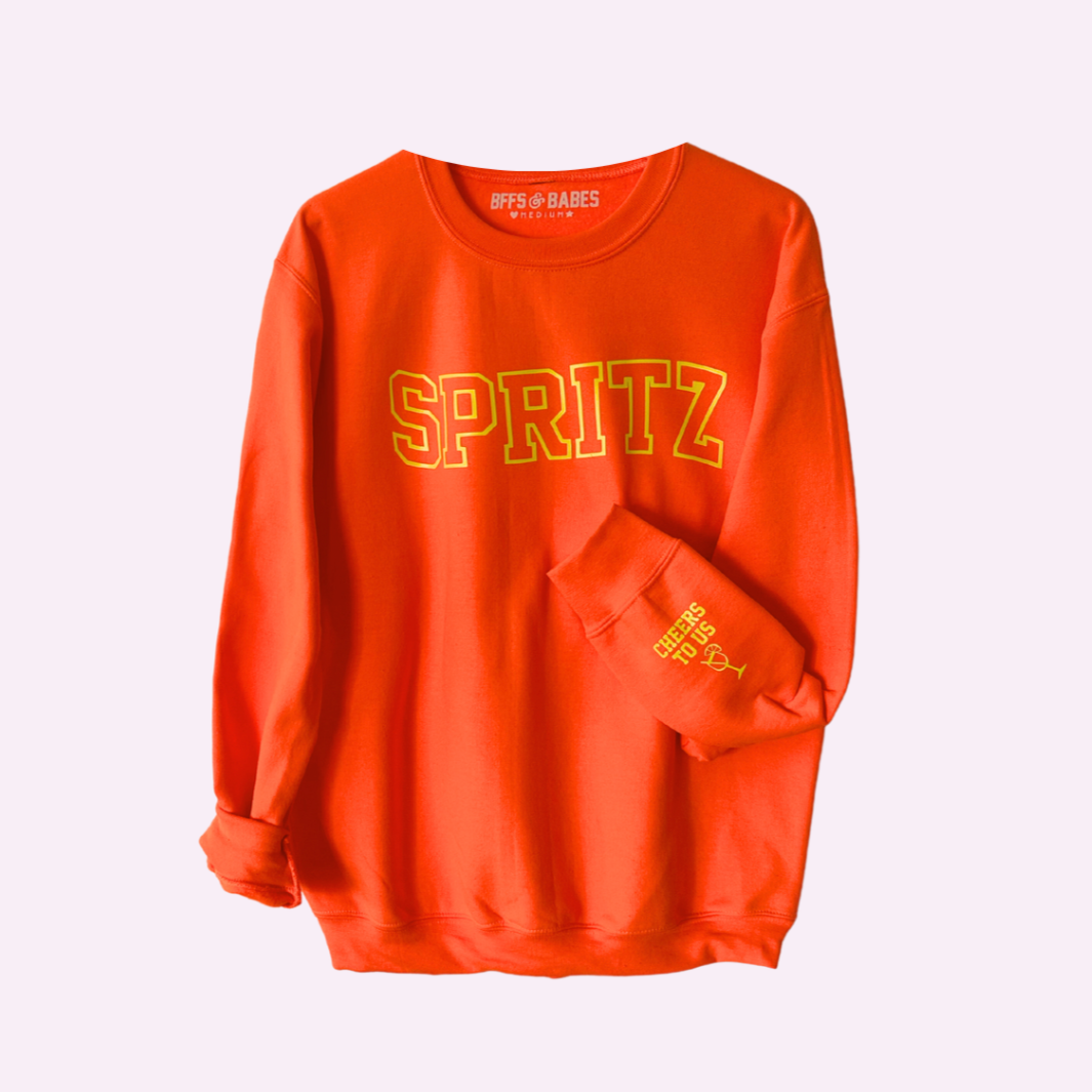 SPRITZ ♡ printed sweatshirt with cuff