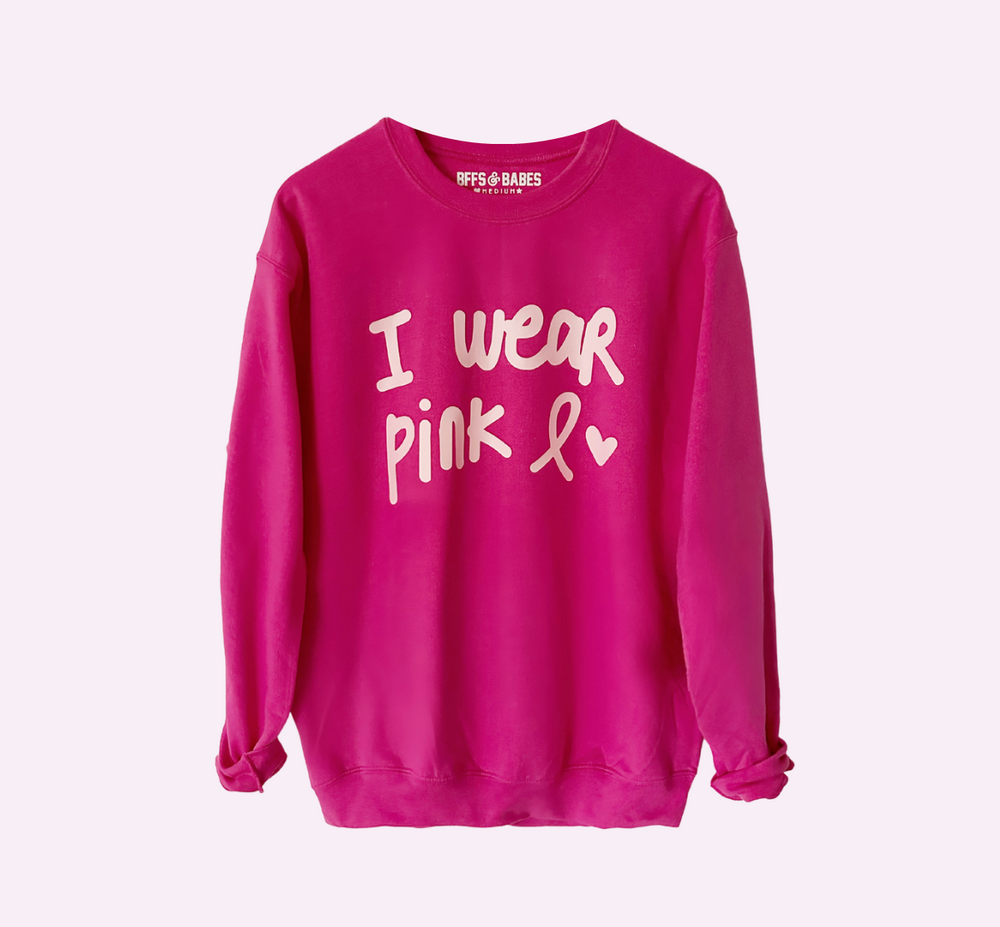 GRAFFITI PINK ♡ printed sweatshirt