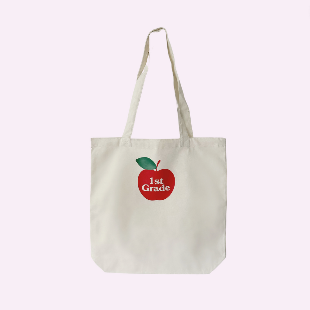 APPLE U MOST ♡ personalized canvas tote