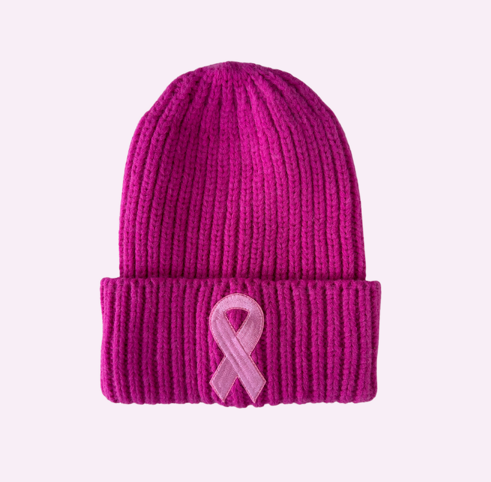BCA BEANIE ♡ adult ribbed patch beanie