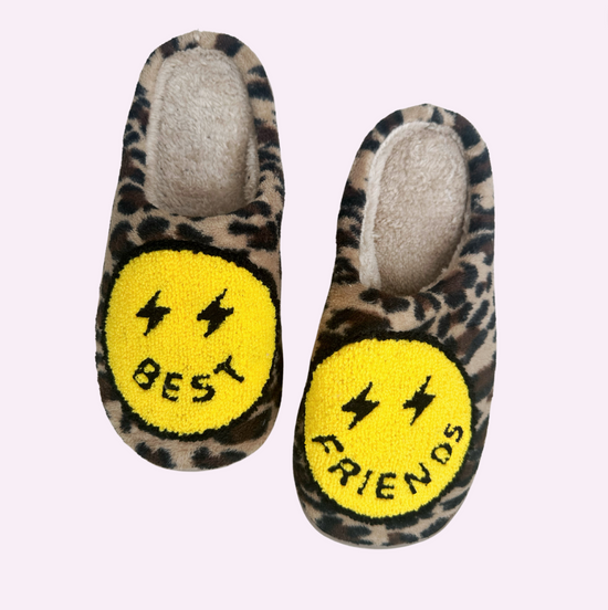Load image into Gallery viewer, BEST FRIENDS SLIPPERS ♡ cozy slippers
