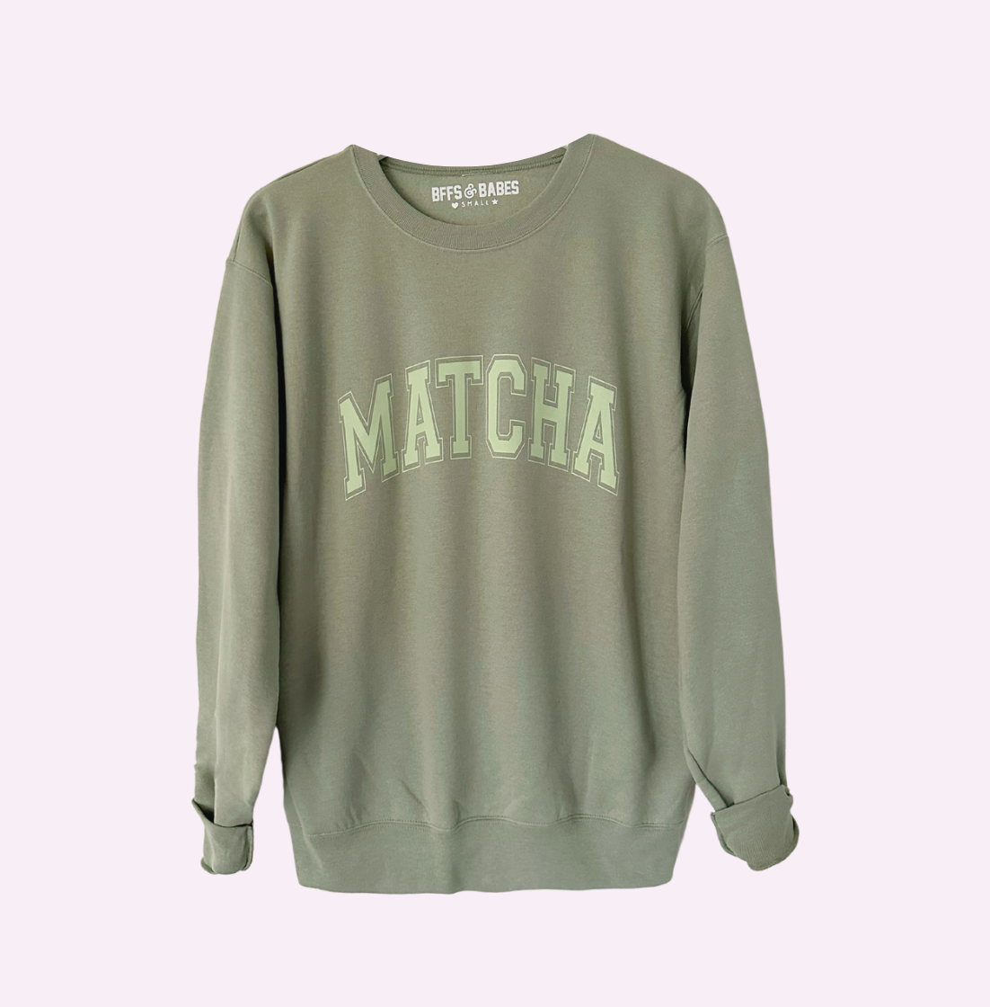 Load image into Gallery viewer, MATCHA ♡ printed sweatshirt
