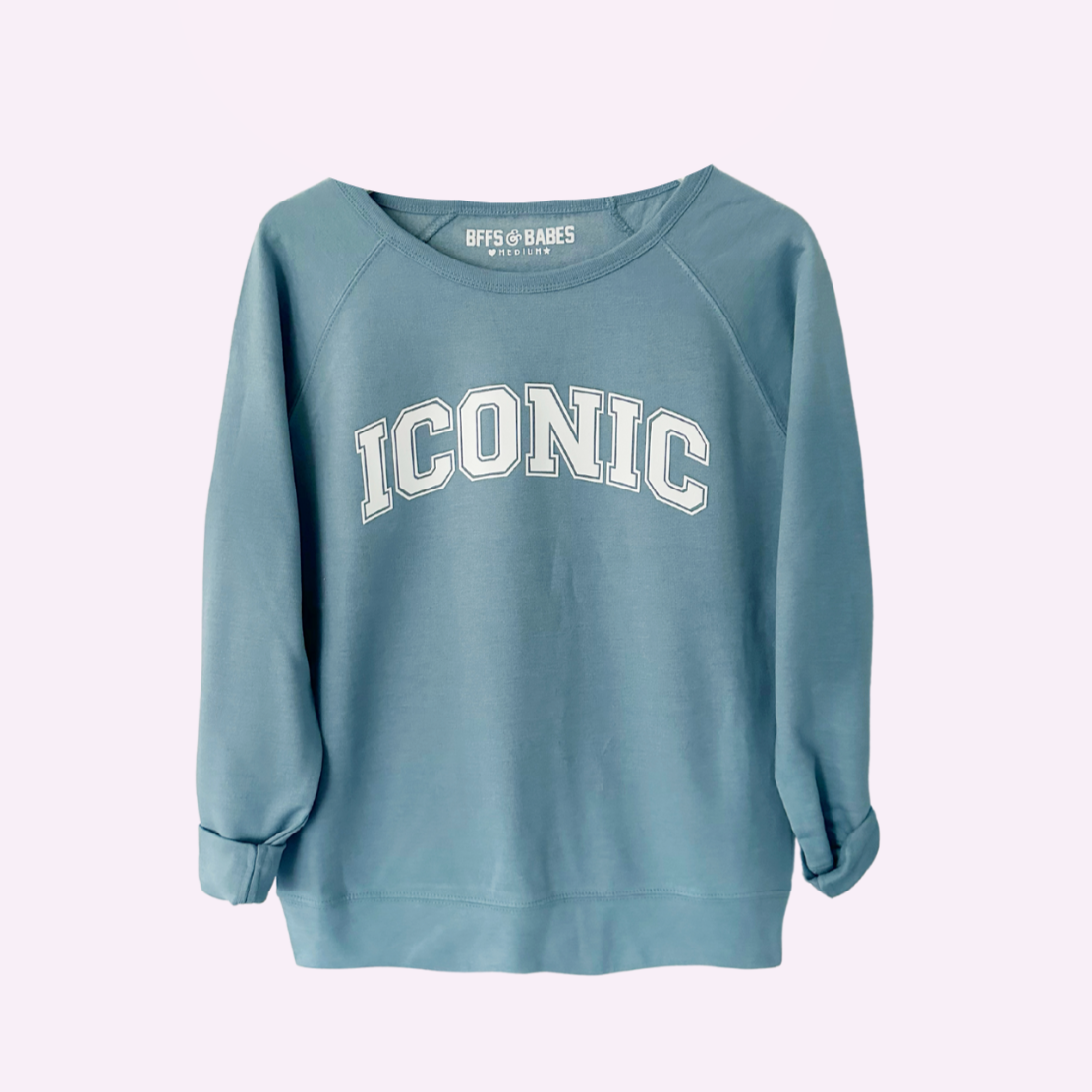 ICONIC ♡ raglan sweatshirt