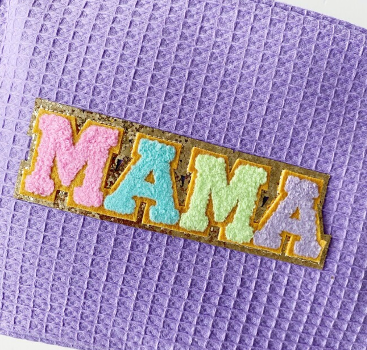 MAMA PATCH POUCH ♡ large double pouch