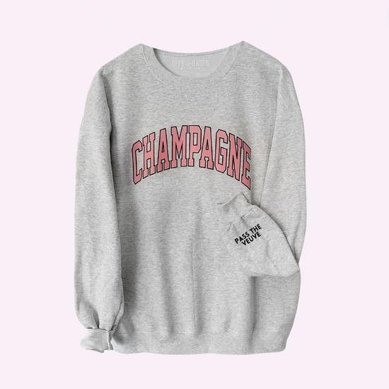 CHAMPAGNE ♡ sweatshirt with customizable cuff